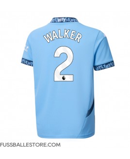 Günstige Manchester City Kyle Walker #2 Heimtrikot 2024-25 Kurzarm